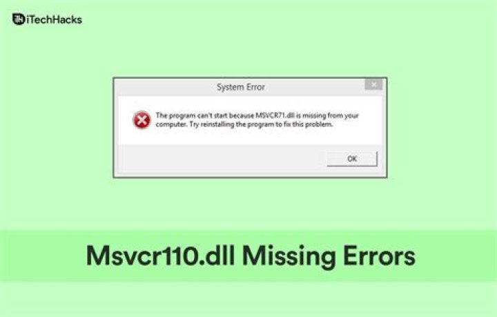 MSVCR110.dll missing even when reinstalling Visual C++