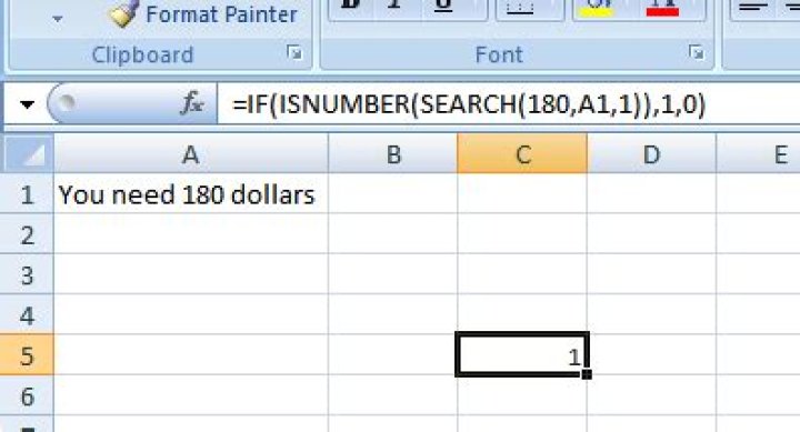Nesting IF ISNUMBER and SEARCH
