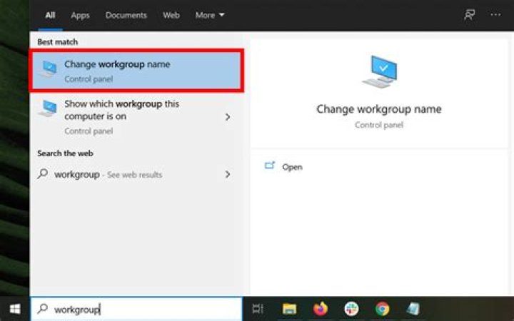 Network name, workgroup name, meaning and how to use it