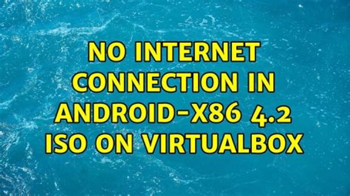 No Internet connection in Android-x86 4.2 ISO on VirtualBox