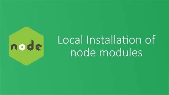 node_modules on Windows 10 and -g configuration