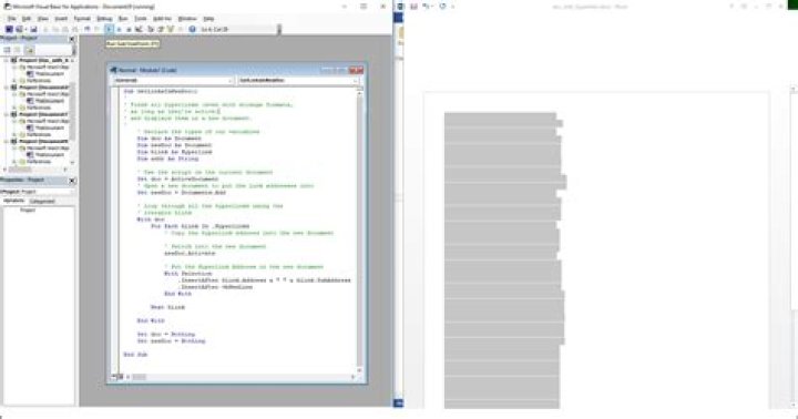 Obtaining a list of all hyperlinks?