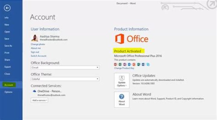 Office 2016 does not activate