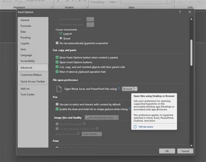Open desktop shortcut to SharePoint directly in Excel
