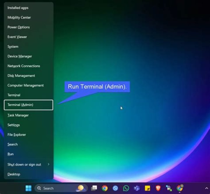 Open Windows Terminal as admin with WIN+R