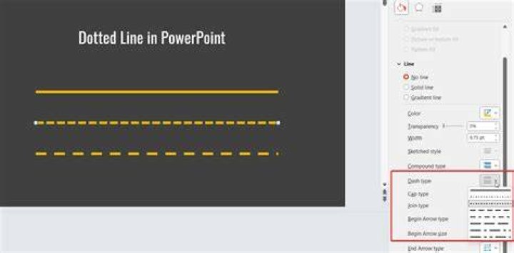 Powerpoint Dashed Line appears solid in slideshow