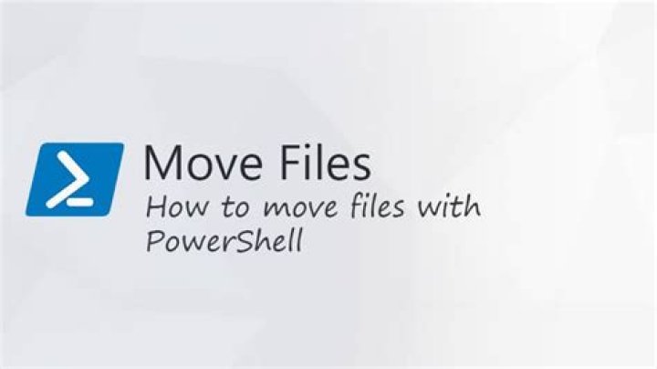 PowerShell: Moving files based on extension