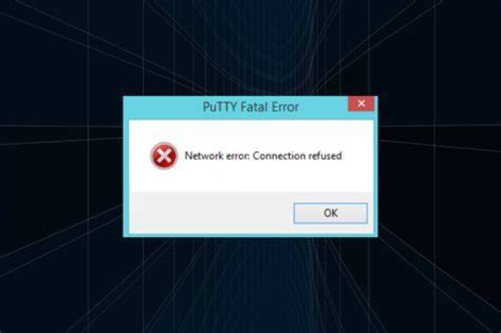 PuTTY fatal Error - Connection Refused