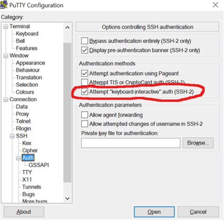 PuTTY password access denied [closed]