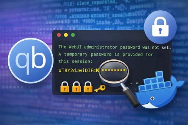Qbittorrent docker webui: nothing happen on default password