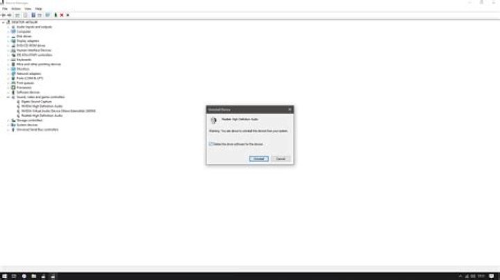 Realtek codec driver won't install - keeps "uninstalling"