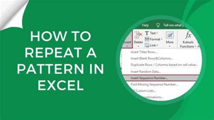 Replicating a formula pattern in Excel