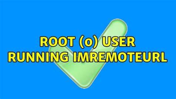 Root (0) user running IMRemoteURL