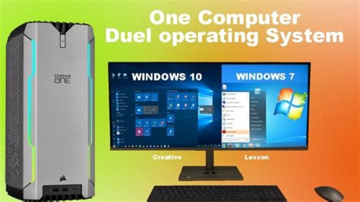 Run two operating systems on the same computer at the same time (no hosting)