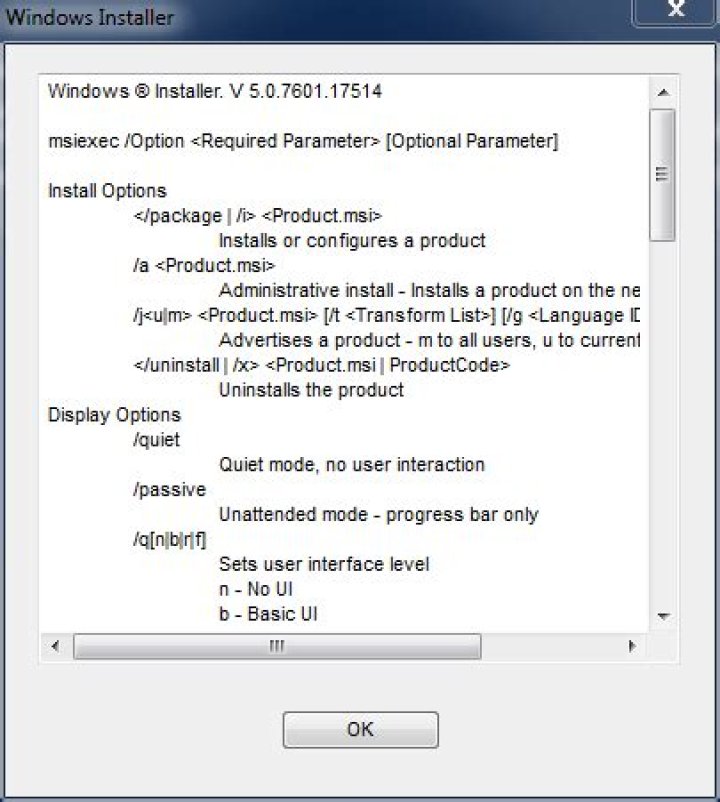 Running msiexec with PowerShell