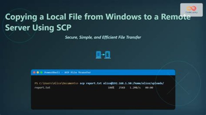 SCP stuck on file copying