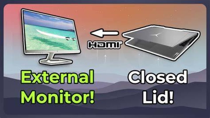 Secondary monitor shuts off when laptop lid close