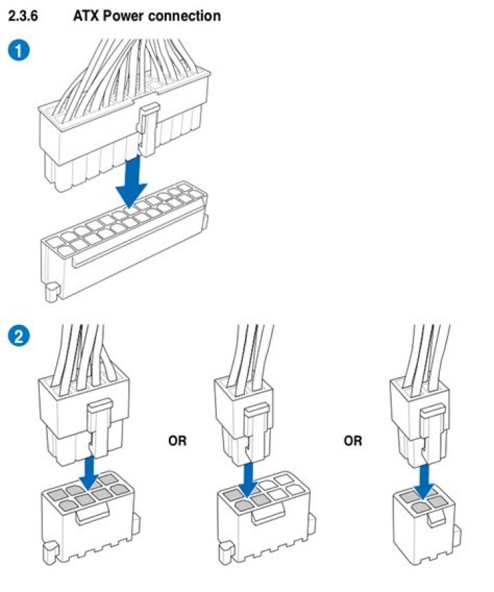 Should I connect two 4-pin EATX12V power plugs?