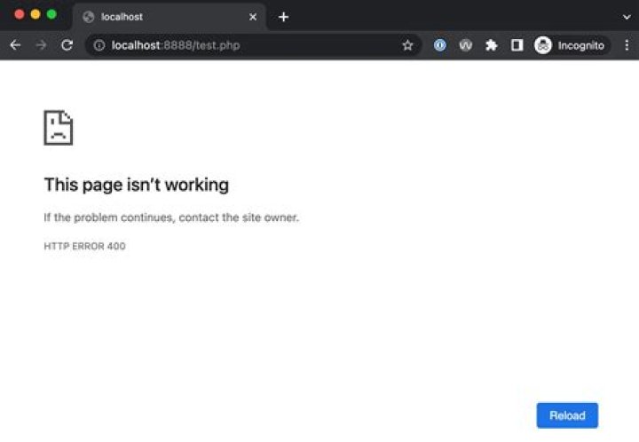 Show HTTP error details in Google Chrome