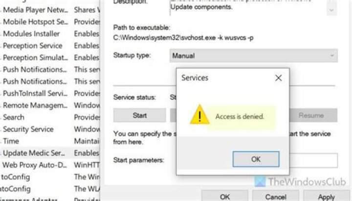 Solving "Access is Denied" issue with WindowsXP