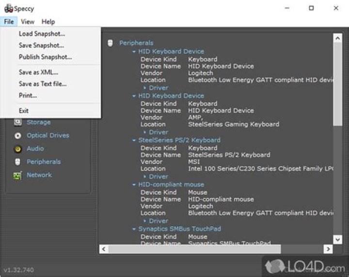 Speccy Screenshot