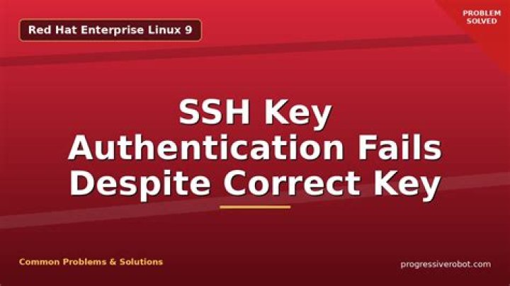 SSH-Key authentication fails