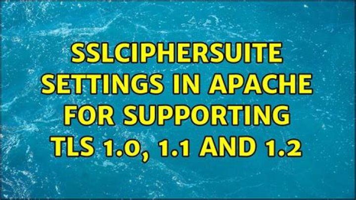SSLCipherSuite settings in Apache for supporting TLS 1.0, 1.1 and 1.2