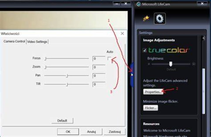 Stop LifeCam HD-5000 from constantly changing focus
