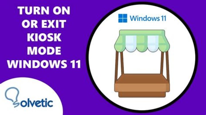 Stuck in kiosk mode