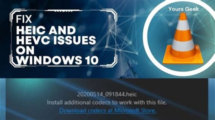 Sudden HEVC / H265 failure with Windows 10
