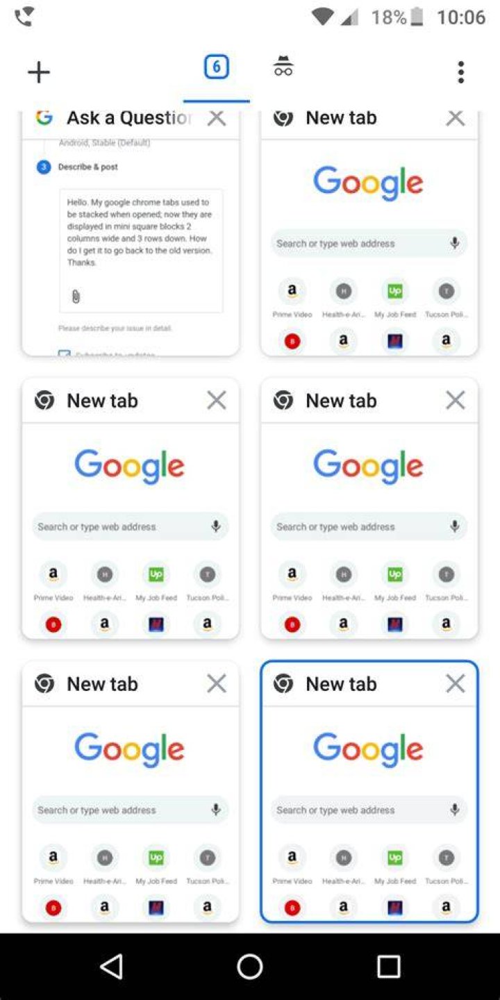 Tab Overview