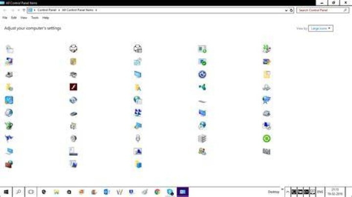 Text and Labels missing in windows control panel