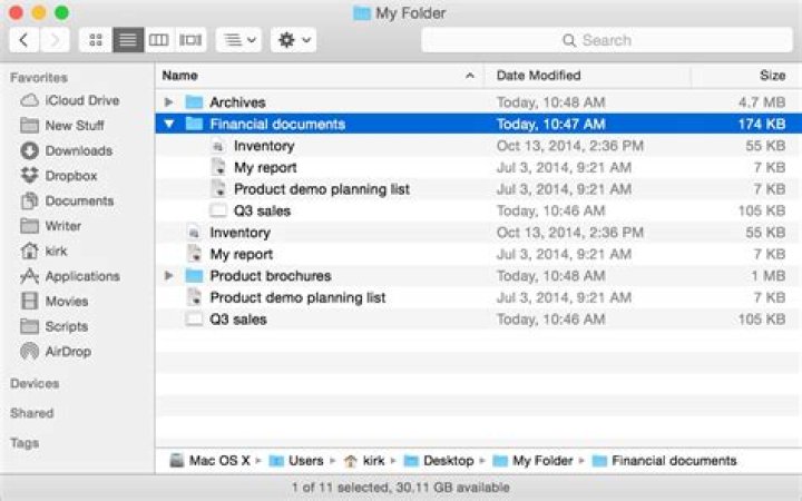 thaOpen OS X Finder from link in text file