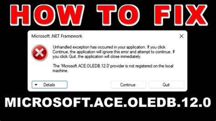 "The 'Microsoft.ACE.OLEDB.16.0' provider is not registered on the local machine. (System.Data)" after installing