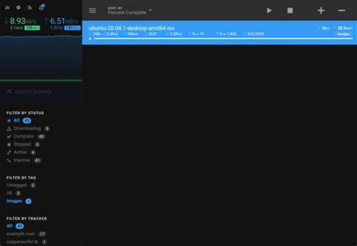 Torrent Program for Debian with webUI