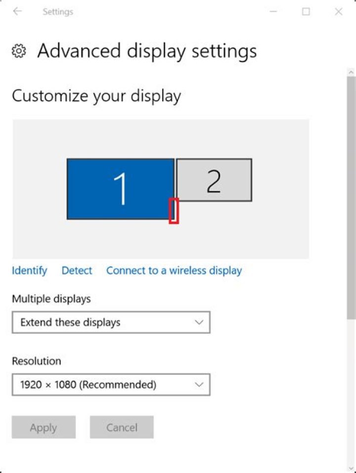 Two monitors: pointer sometimes gets slightly stuck on the edge on one monitor