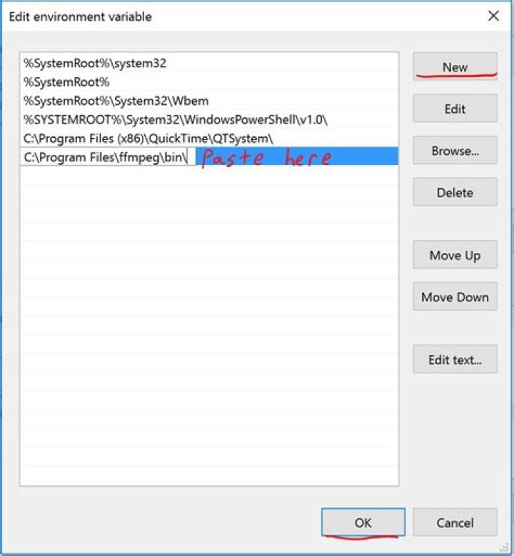 Unable to call ffmpeg in a batch file