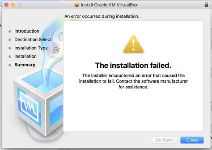 Unable to start a Linux VM in VirtualBox with a "Kernel driver not installed (rc=-1908)" error on macOS even if VirtualBox is reinstalled