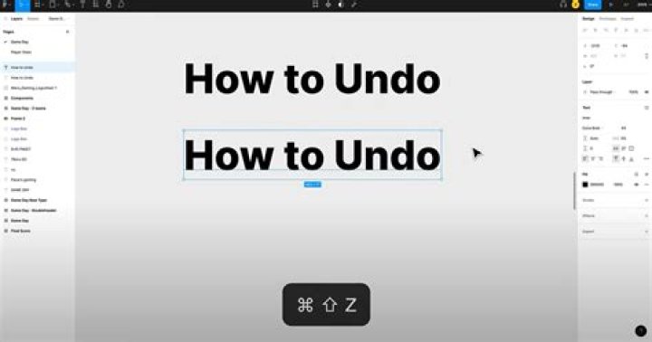 undo