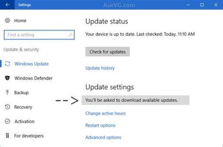 Updates disabled by system administrator