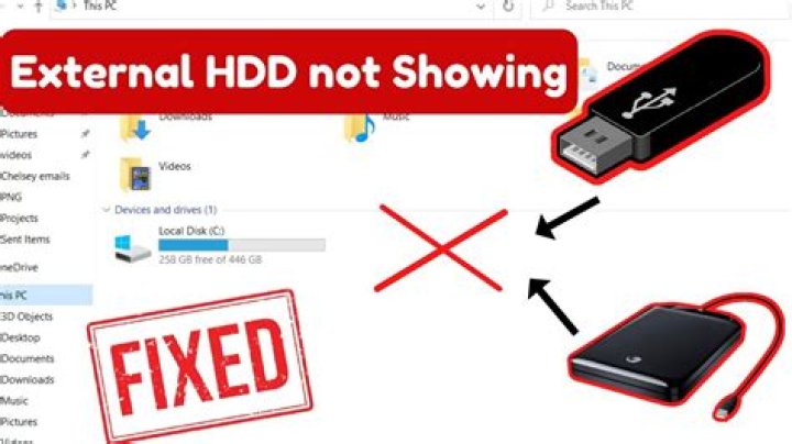 USB 3.0 to SATA external drive connected but not visible in Windows explorer