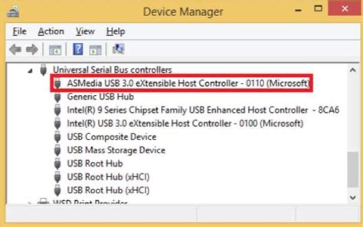 USB 3 drivers gone - won't install ("The Asmedia USB Host Controller was not found.")