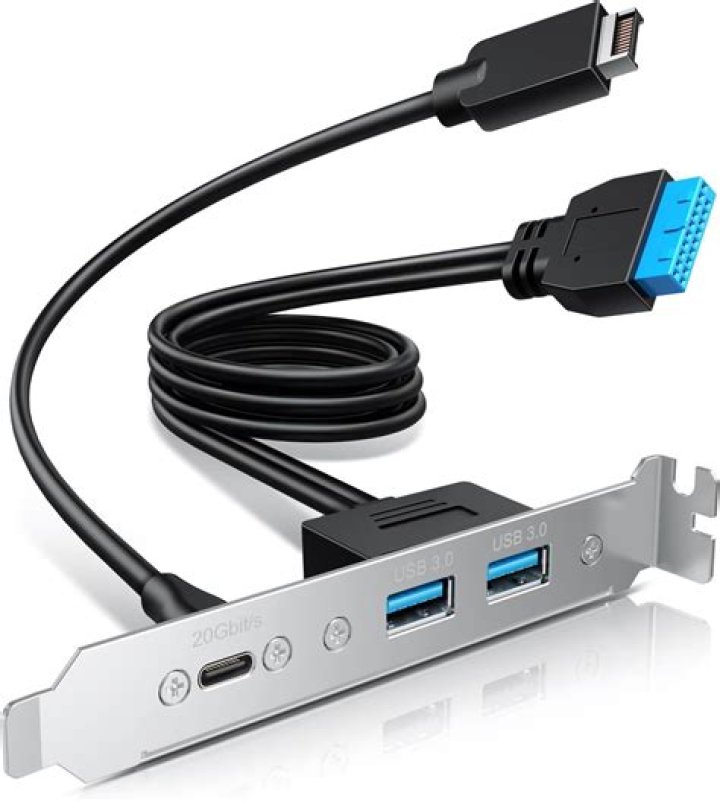 USB Front Panel Connection To Motherboard With Separate Shield Pin