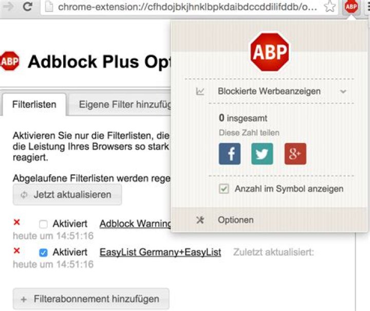 Use AdBlock without being detected