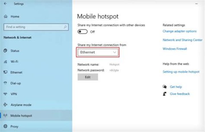Use Windows 10 wifi hotspot with no internet connection