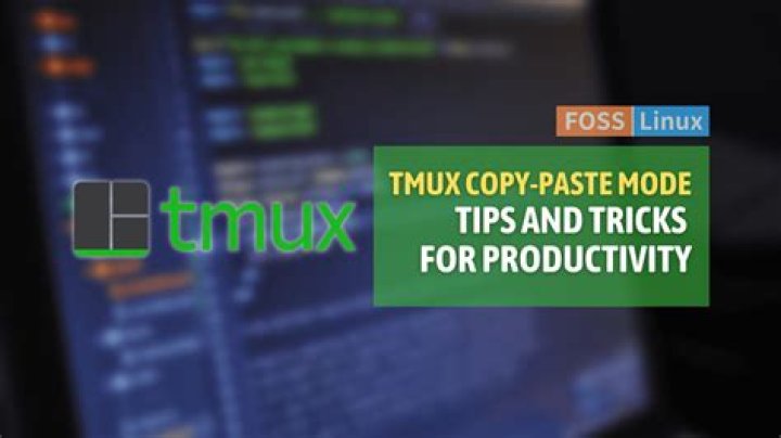 Using tmux copy mode just like vim