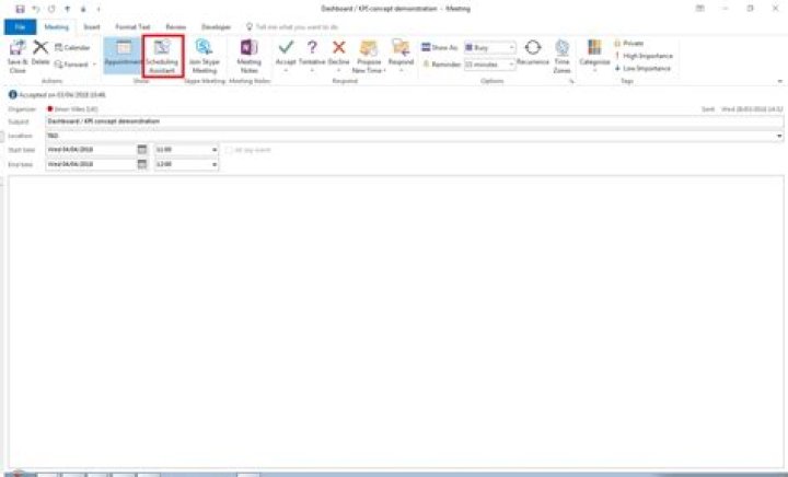 View attendees of a meeting which I already accepted in Outlook 2016