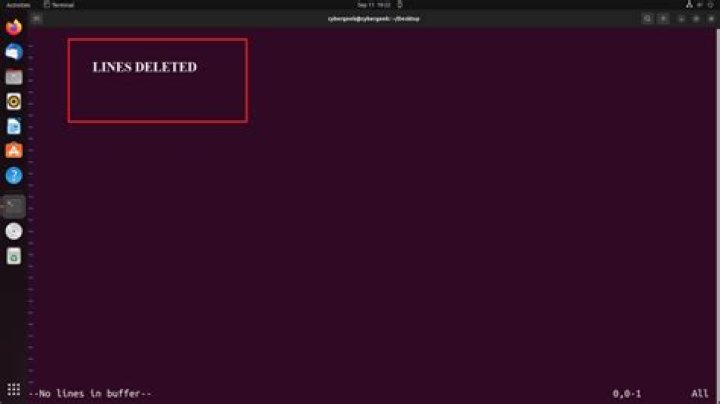 vim: delete all lines but unique?