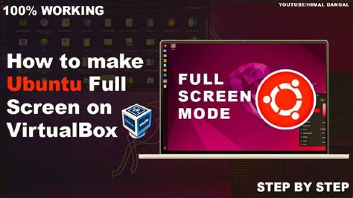 VirtualBox, Ubuntu and screen resolution