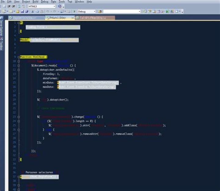 visual studio broken colors